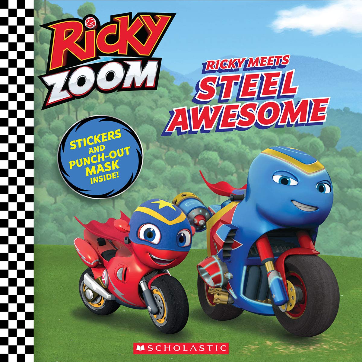 Ricky Zoom Ricky Meets Steel Awesome: Stickers and Punch-Out Mask