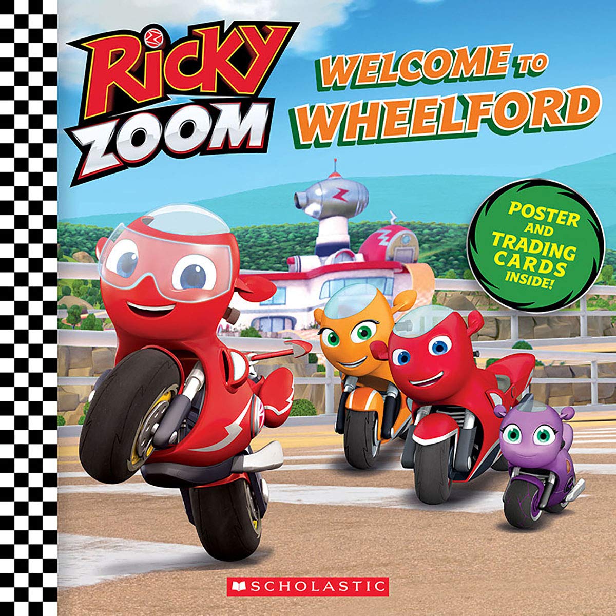 Ricky Zoom Welcome to Wheelford: Poster and Trading Cards Inside