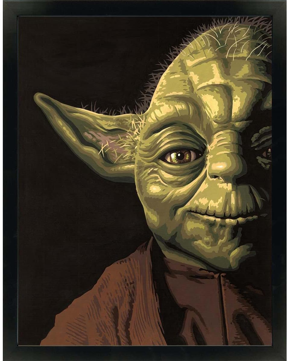 Yoda Star Wars PaintWorks Paint by Numbers: Frame Not Included