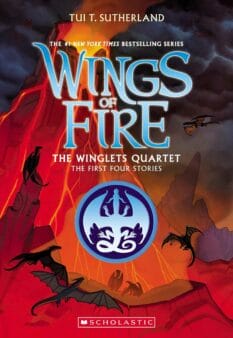 book cover for The Winglets Quartet, part of Wings of Fire world by Tui T. Sutherland