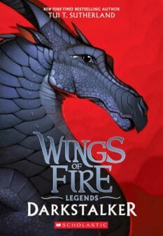 book cover for Darkstalker, part of Wings of Fire world by Tui T. Sutherland