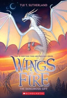 book cover for The Dangerous Gift, book 14 of the Wings of Fire series by Tui T. Sutherland