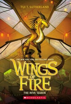 book cover for The Hive Queen, book 12 of the Wings of Fire series by Tui T. Sutherland