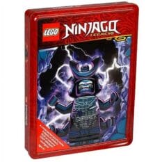 tin container for a Lego Ninjago gift set