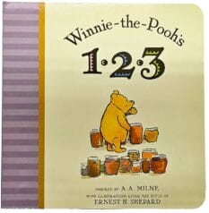 book cover for Winnie-the-Pooh's 123