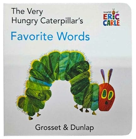 book cover for The Very Hungry Caterpillar's Favorite Words