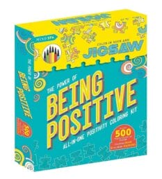 The Power of Being Positive All-in-one Coloring Kit and Jigsaw puzzle