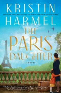book cover for The Paris Daughter by Kristin Harmel