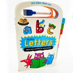 My First Letters wipe clean book