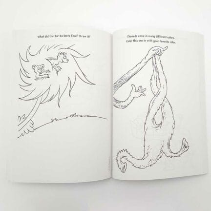 Inside view of The Lorax Deluxe Doodle Book