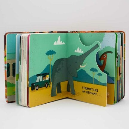 Inside view of the Dinoblock book