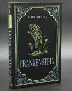 Frankenstein book by Mary Shelley