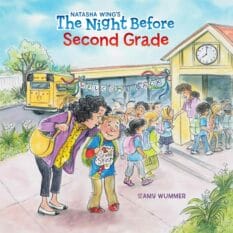 Book cover for The Night Before Second Grade by Natasha Wing