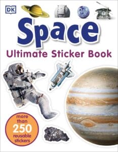 Book cover for Space: Ultimate Sticker Book by DK Publishing