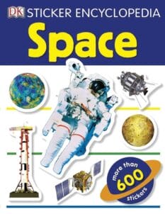 Book cover for Sticker Encyclopedia: Space by DK Publishing
