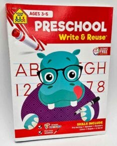 Preschool Write & Reuse workbook