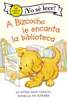 Book cover for A Bizcocho le encanta la biblioteca